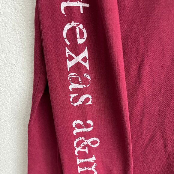 Texas A&M Aggies Vineyard Vines M Long Sleeve Tee Size Medium - Picture 3 of 10